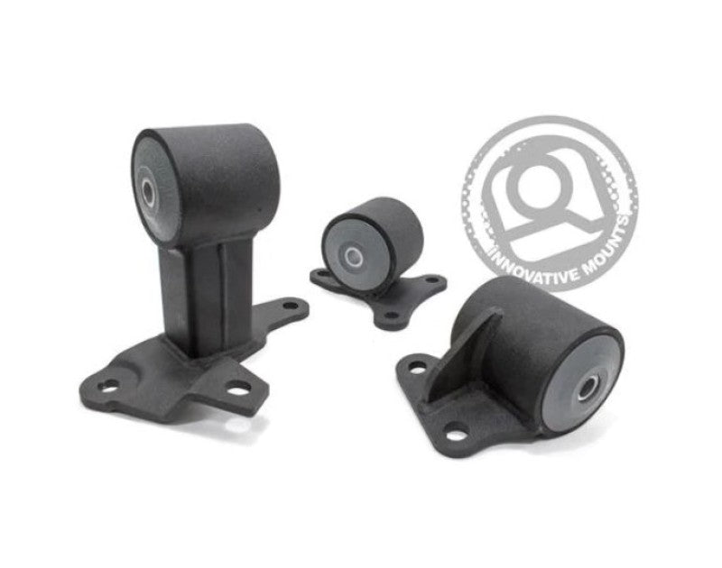 Innovative 94-97 Accord H/F Series Black Steel Mounts 95A Bushings