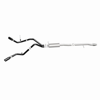 MagnaFlow SYS Cat-Back 3.5in Black Dual Split Rear Tips 14-15 Chevy Silverado/GMC Sierra 4.3L-5.3L Magnaflow