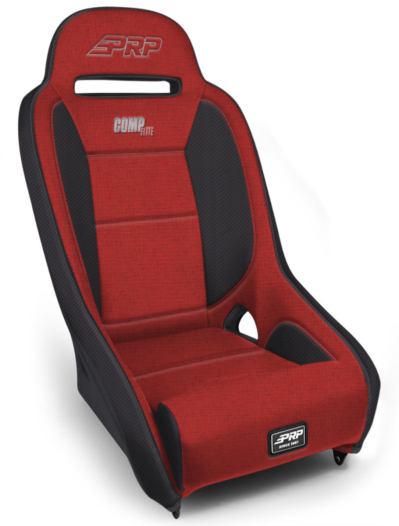 PRP Comp Elite Suspension Seat- Red/Black A8301-72