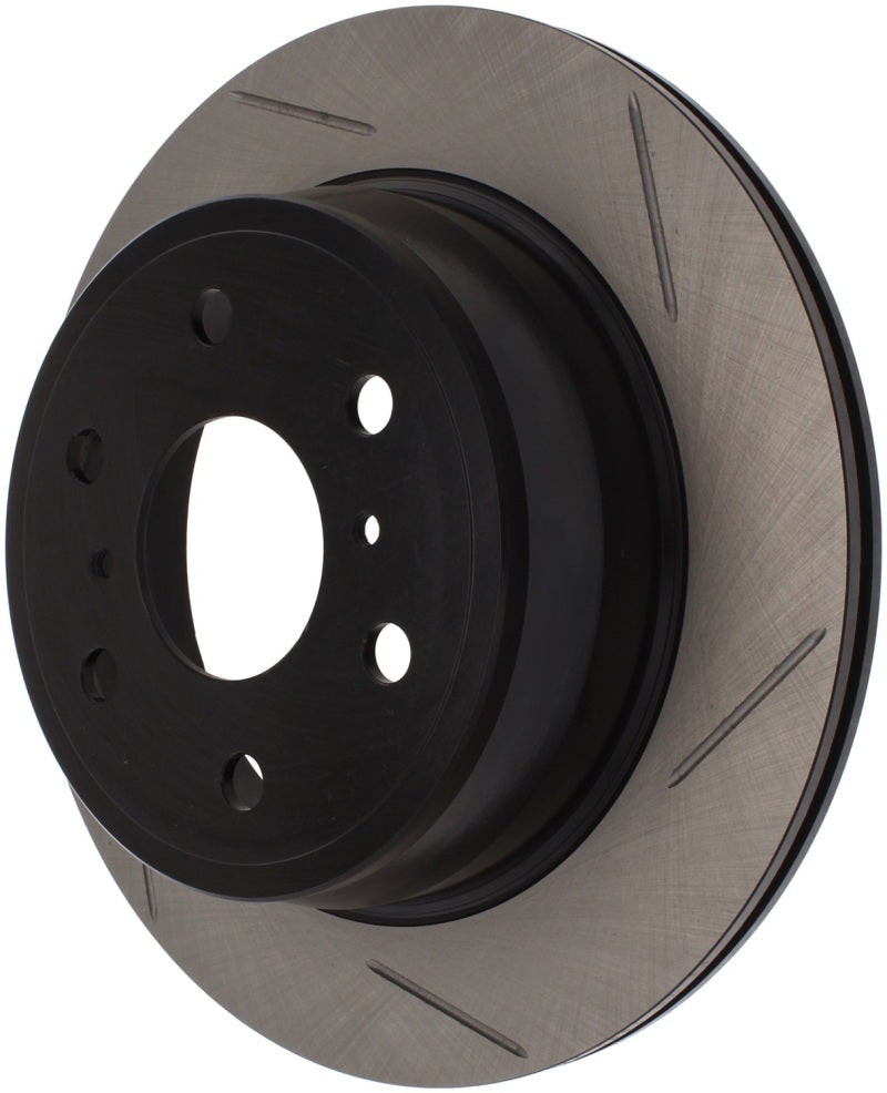 StopTech PowerSlot Chevrolet Avalanche/Silverado/Suburban/Tahoe / GMC Yukon Left Slotted Rear Rotor - eliteracefab.com