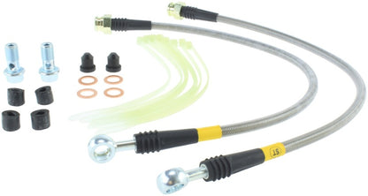 STOPTECH 11-14 JEEP GRAND CHEROKEE (ALL) STAINLESS STEEL FRONT BRAKE LINES, 950.58001 - eliteracefab.com