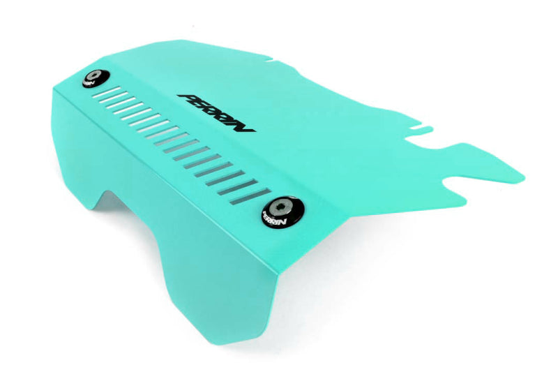 Perrin 15-19 Subaru WRX Pulley Cover (For FA DIT Engines) - Hyper Teal - eliteracefab.com