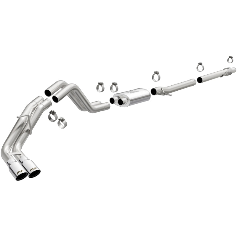 MagnaFlow CatBack 2019 Ford Ranger 2.3L 3in Polished Stainless Exhaust Tips Magnaflow