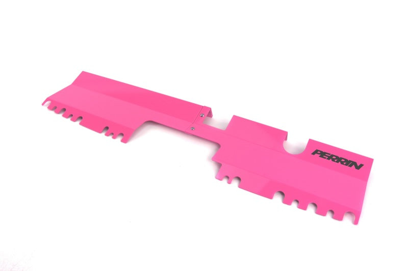 Perrin 15-21 WRX/STI Radiator Shroud (Without OEM Intake Scoop) - Hyper Pink Perrin Performance