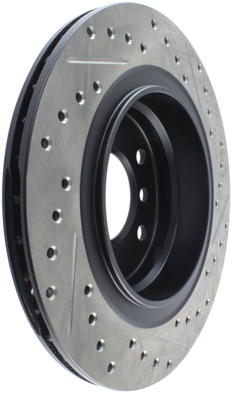 StopTech Power Slot 00 BMW 323 / 01-07 325 / 99-00 328 Series Rear Right Drilled & Slotted Rotor Stoptech