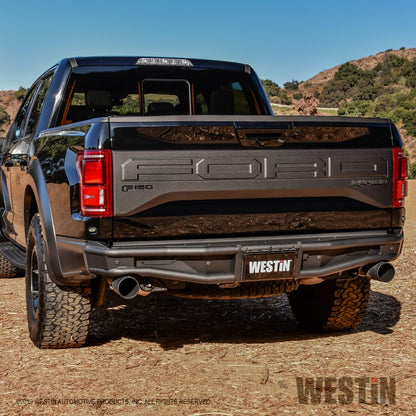 Westin 17-20 Ford F-150 Raptor Outlaw Rear Bumper - Tex. Blk Westin