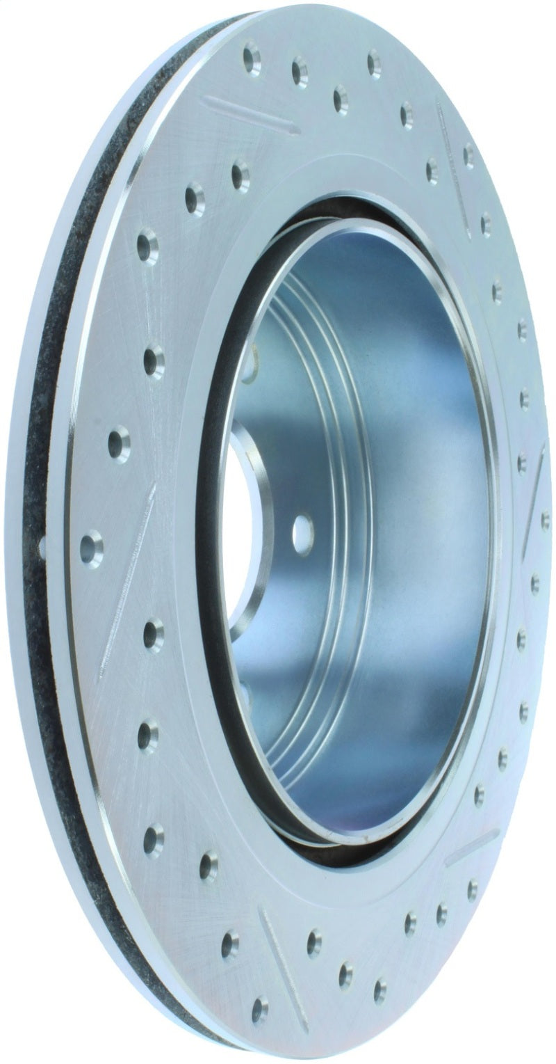 StopTech 89-96 Nissan 300ZX Select Sport Slotted & Drilled Right Rear Brake Rotor - eliteracefab.com