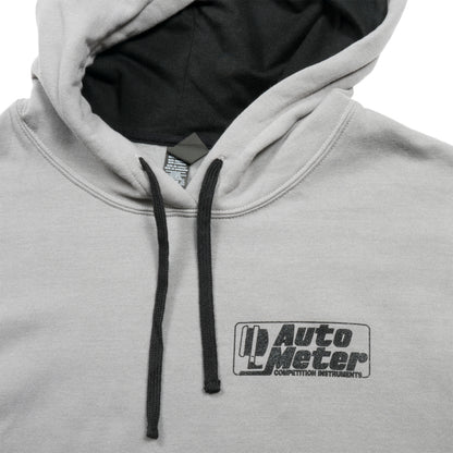 Autometer Gray Competition Pullover Hoodie - Adult Large 0449L