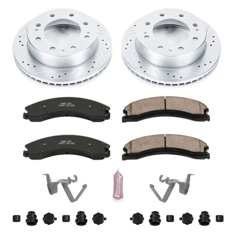 Power Stop 12-19 Chevrolet Silverado 2500 HD Front Z23 Evolution Sport Brake Kit - eliteracefab.com