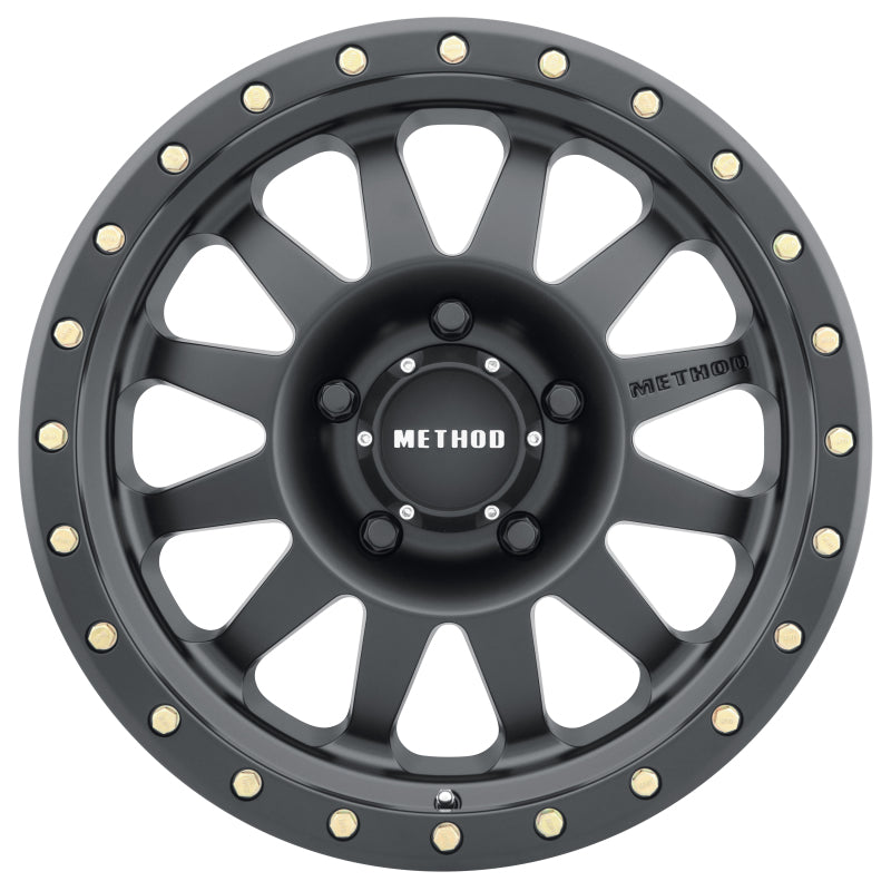 Method MR304 Double Standard 15x8 -24mm Offset 5x5.5 108mm CB Matte Black Wheel - eliteracefab.com