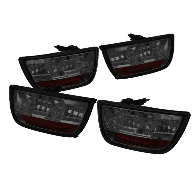 Spyder Chevy Camaro 10-13 LED Tail Lights Smoke ALT-YD-CCAM2010-LED-SM - eliteracefab.com