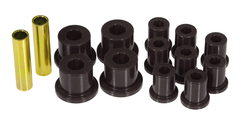 Prothane 76-86 Jeep CJ5/CJ7 Rear Spring & Shackle Bushings - Black - eliteracefab.com