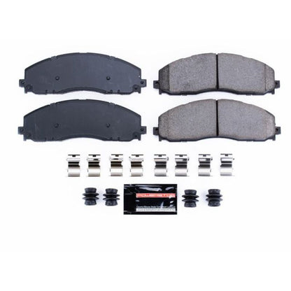 Power Stop 12-19 Ford F-250 Super Duty Front Z23 Evolution Sport Brake Pads w/Hardware PowerStop