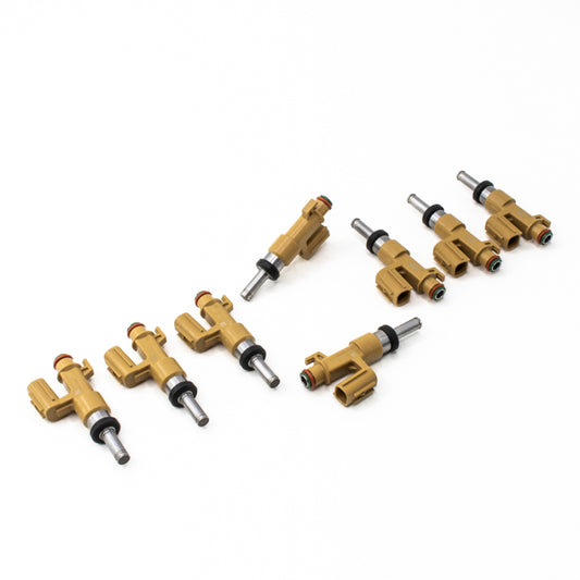 DeatschWerks 650cc matched set of 8 fuel injectors for Toyota Tundra Sequoia and Land Cruiser