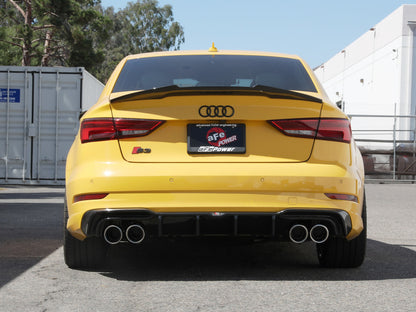 aFe MACHForce XP 3in-2.5in 304SS Exhaust Cat-Back 15-20 Audi S3 L4-2.0L (t) - Polished Tips aFe