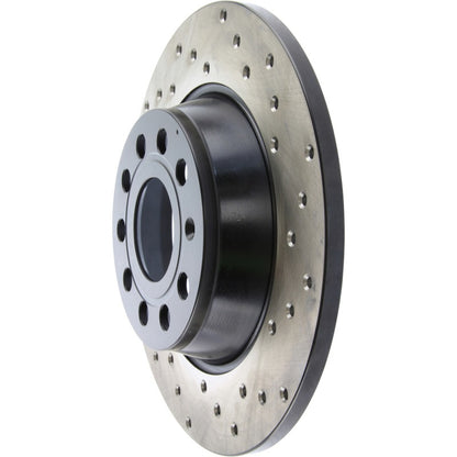 StopTech 10-11 & 13 Audi A3 Quattro / 10 VW GTI Mk VI Drilled Left CRYO-STOP Brake Rotor Stoptech