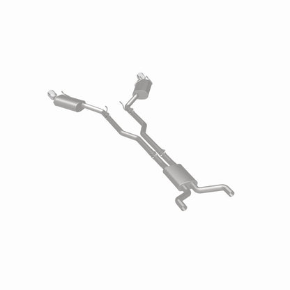 MagnaFlow Cat-Back Stainless Dual Split Rear Exit 4in Polished Tips 11-15 Chevy Camaro 3.6L V6 Magnaflow