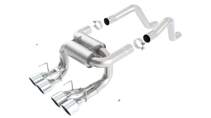 2006-2013 Chevrolet Corvette Z06 Axle-Back Exhaust System ATAK Part # 11822 - eliteracefab.com