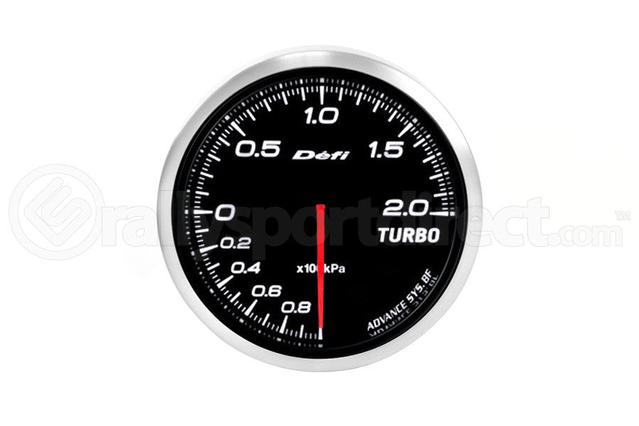 DEFI Advance BF White 60mm 2 Bar Boost Gauge (Metric) - eliteracefab.com