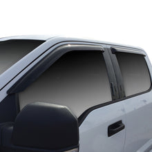 Load image into Gallery viewer, Westin 2015-2018 Ford F-150 SuperCrew Wade Slim Wind Deflector 4pc - Smoke - eliteracefab.com