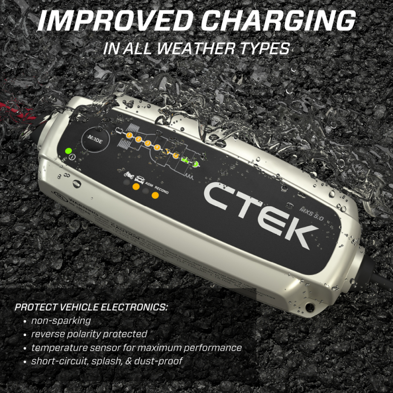 CTEK Battery Charger - MXS 5.0 4.3 Amp 12 Volt CTEK