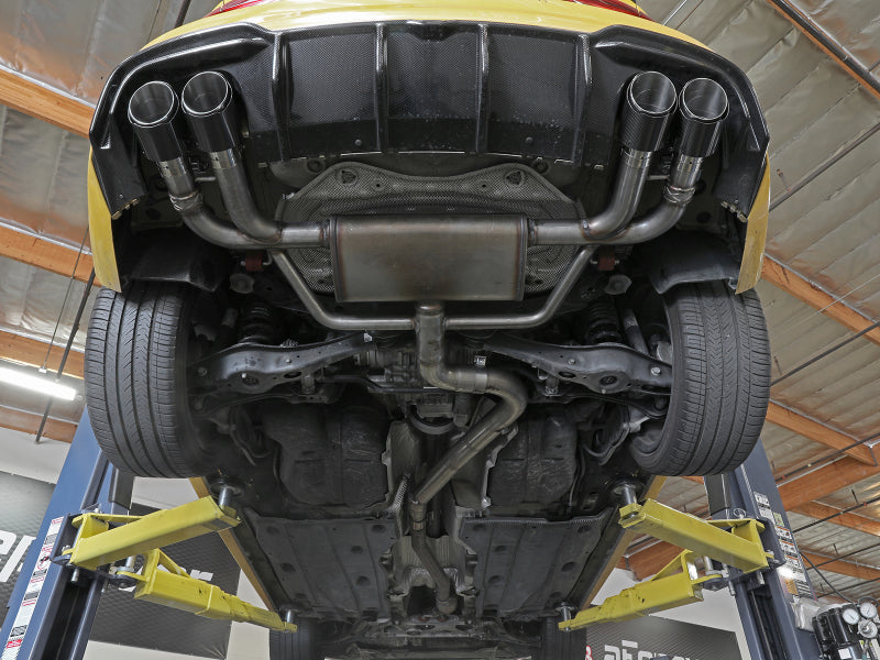 aFe MACHForce XP 3in-2.5in 304SS Exhaust Cat-Back 15-20 Audi S3 L4-2.0L (t) - Carbon Tips aFe