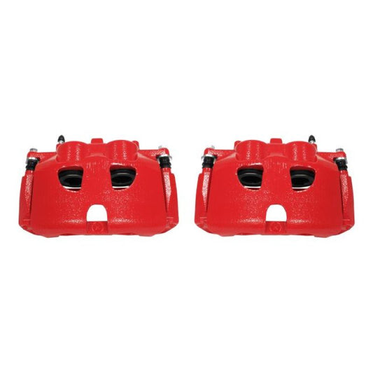 Power Stop 10-17 Ford Expedition Front Red Calipers w/Brackets - Pair - eliteracefab.com