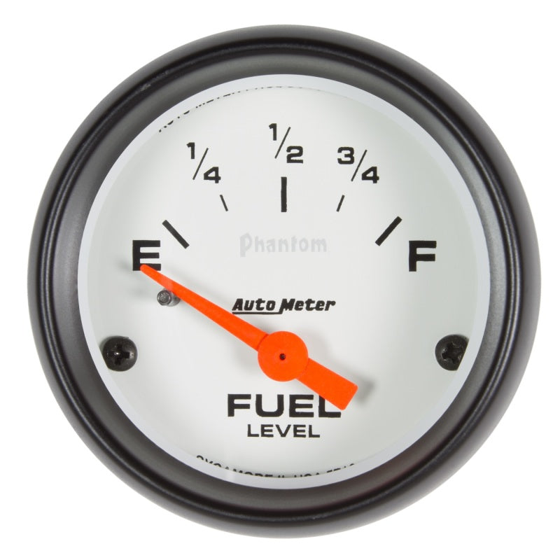 Autometer Phantom Gauge Fuel Level 2 1/16in 73e To 10f(Aftermarket Linear) Elec Phantom 5719