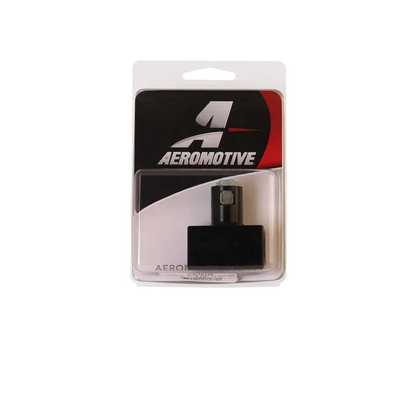 Aeromotive Fitting - Tee - 2x AN-08 Port - 3/8 Quick Connect Aeromotive