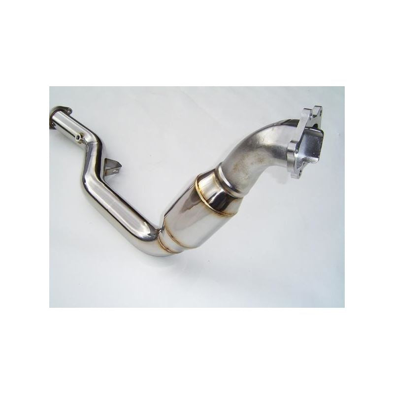 Invidia 05+ MT LGT / 08+ WRX/STi Polished Divorced Waste Gate Downpipe - eliteracefab.com