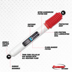 Rancho 02-06 Chevrolet Avalanche 1500 Front RS5000 Steering Stabilizer - eliteracefab.com