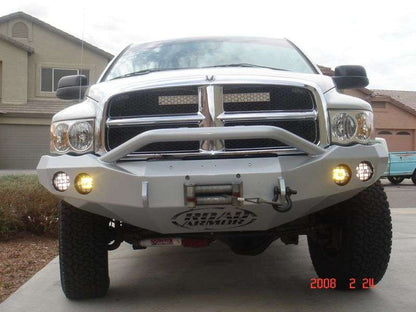 Road Armor 03-05 Dodge 2500 Stealth Front Winch Bumper w/Pre-Runner Guard - Tex Blk Road Armor