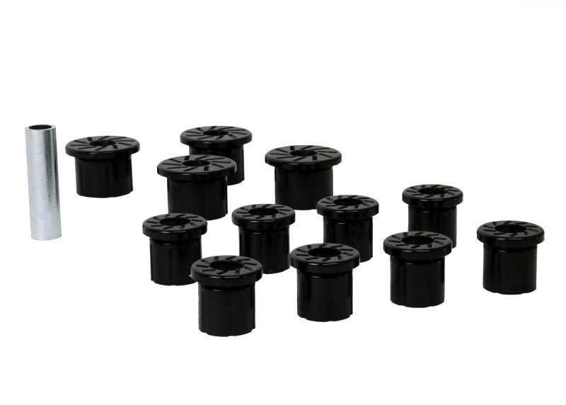 Whiteline 84-89 Toyota 4Runner/Pickup Rear Leaf Spring Shackle Bushing Kit Whiteline