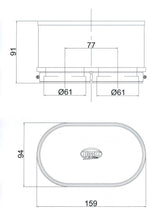 Load image into Gallery viewer, BMC Twin Air Carburetor Filter - 61mm x 2 ID / 74mm H