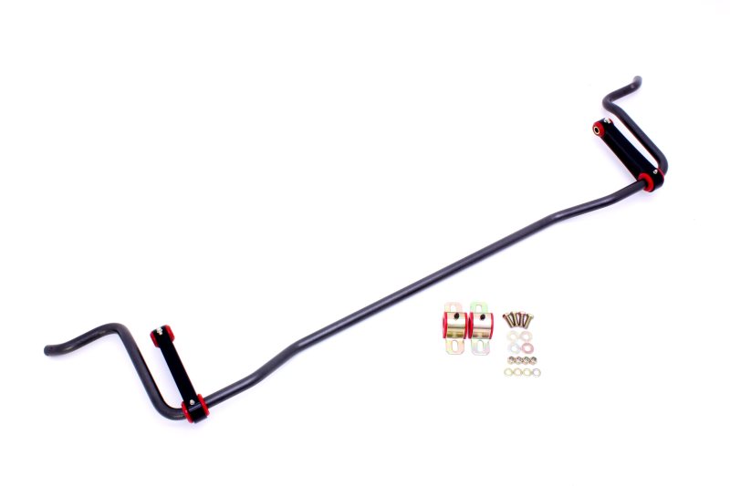 BMR SWAY BAR KIT REAR SOLID 22MM W/BUSHINGS & BILLET LINKS BLACK (05-10 MUSTANG/GT500) - eliteracefab.com