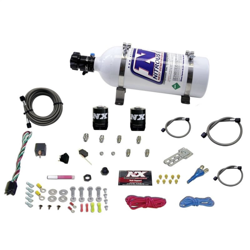 Nitrous Express Universal Nitrous Kit for EFI (All Single Nozzle Application) w/5lb Bottle