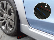 Load image into Gallery viewer, Rally Armor UR Mudflaps Black Urethane Red Logo 2012-2016 Impreza (non Aero-Kit) - eliteracefab.com