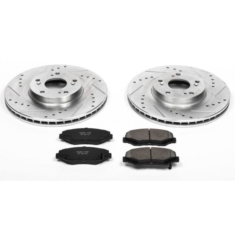 Power Stop 13-15 Acura ILX Front Z23 Evolution Sport Brake Kit - eliteracefab.com