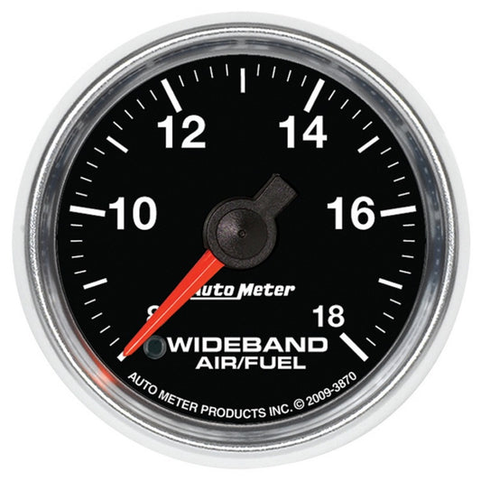 Autometer GS 52mm Analog 8:1-18:1 Air/Fuel Ratio Wideband Gauge 3870
