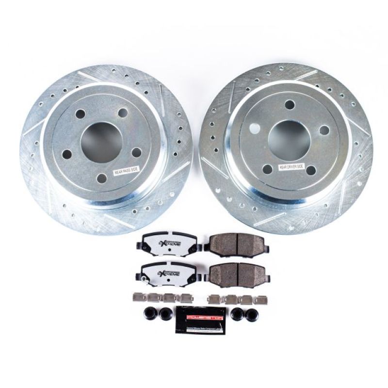 Power Stop 07-17 Jeep Wrangler Rear Z36 Truck & Tow Brake Kit - eliteracefab.com