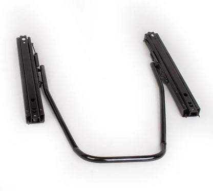 NRG SBR-001 BLACK DUAL LOCK AFTERMARK RACING SEAT SLIDER - eliteracefab.com