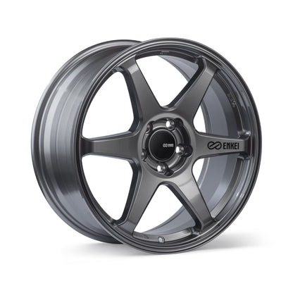 Enkei T6R 18x9.5 38mm Offset 5x114.3 Bolt Pattern 72.6 Bore Matte Gunmetal Wheel - eliteracefab.com