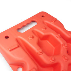 DV8 Offroad Recovery Traction Boards w/ Carry Bag - Red - eliteracefab.com