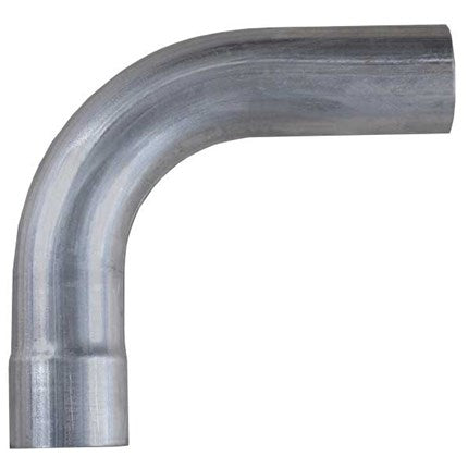 Diamond Eye Exhaust Elbow, L-bend Style, 90 degrees, Mandrel-Bent, Stainless Steel, 16-gauge, Natural, 5.00 in. o.d. - eliteracefab.com