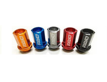 Load image into Gallery viewer, Rays Dura-Nut L42 Straight Type 12X1.25 Lug Nut Set 16 Lug 4 Lock Set - Black - eliteracefab.com