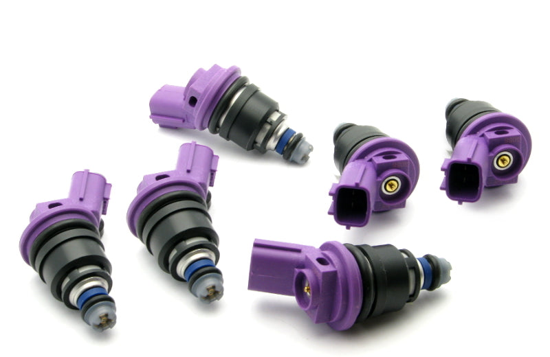 DeatschWerks 740cc JECS side-feed fuel injector set for Nissan 300ZX and Skyline RB25DET