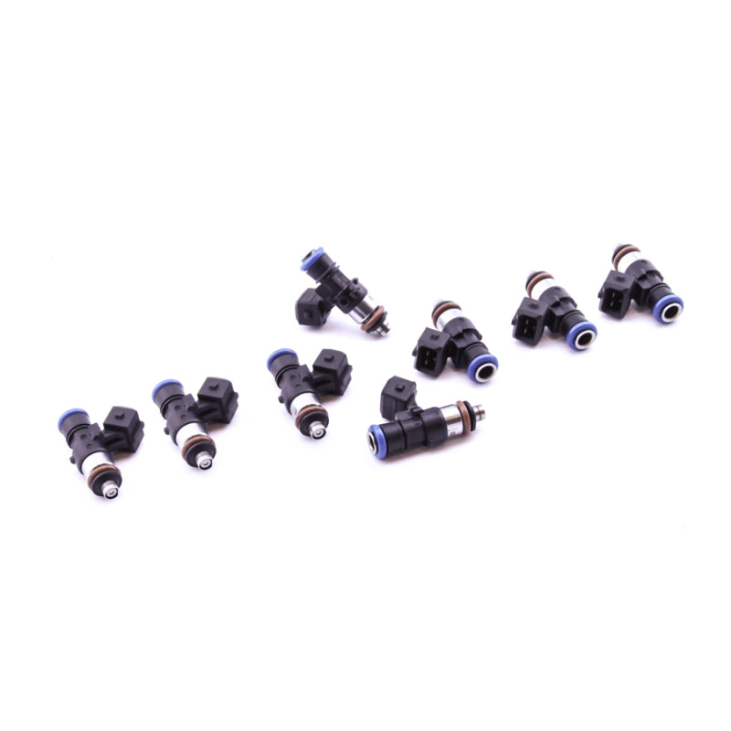 DeatschWerks 1500cc Bosch EV14 universal 40mm fuel injector set of 8 with Jetronic Minitimer connectors