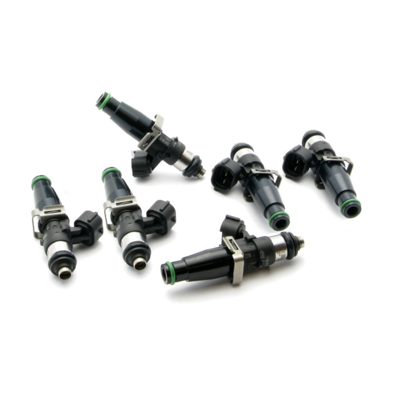 DeatschWerks 2200cc high impedance injector set for 1993-1998 Toyota Supra Twin Turbo top-feed conversion with 11mm O-rings