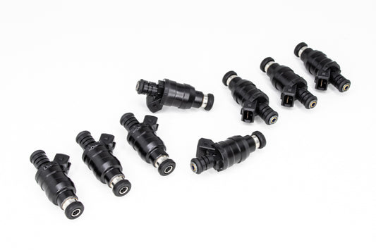 DeatschWerks 1000cc low impedance universal fuel injector set with 14mm upper fitment