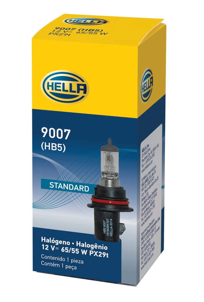 Hella 9007 HB5 12V 65/55W Halogen Bulb PX29t - eliteracefab.com